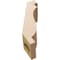 Ekena Millwork 3-inch W x 6-inch D x 10-inch H Copenhagen Rough Cedar Woodgrain TimberThane Knee Brace, Primed BRCUR03X06X10CHGRCPR - alternate 6